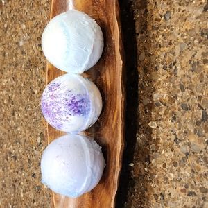 Triple Bath Bomb Bundle Girl's Spa Day Relax Bath Time
